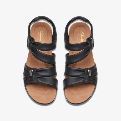 Kitly Ave Black Leather | Clarks discount