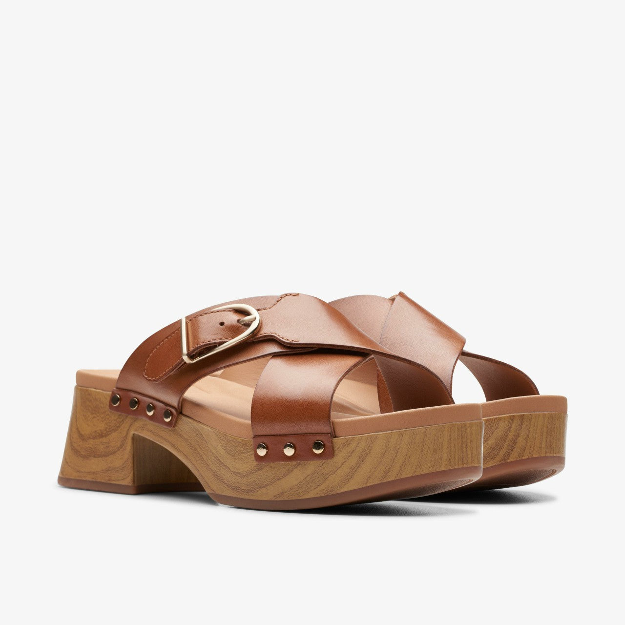 Sivanne Walk Tan Leather | Clarks for sale