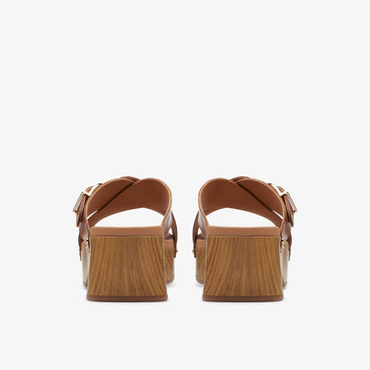 Sivanne Walk Tan Leather | Clarks for sale