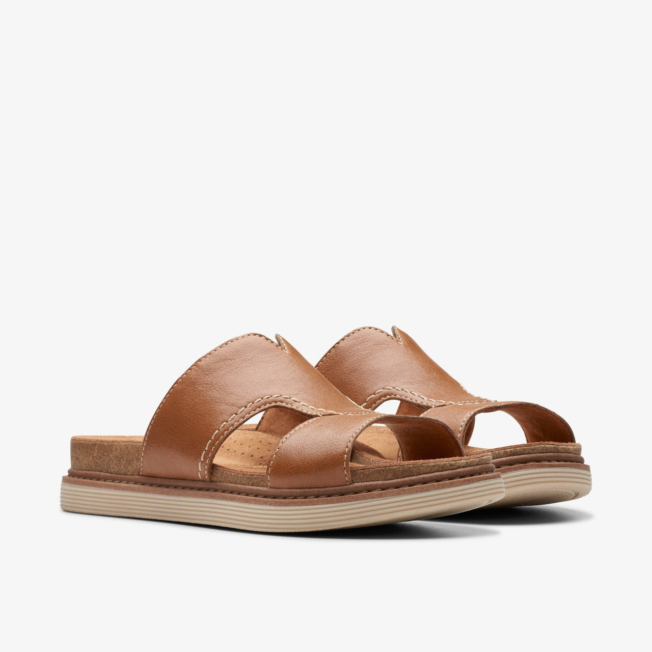 Arwell Walk Tan Leather | Clarks for sale