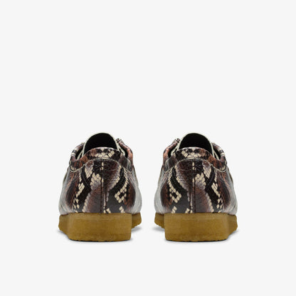 Wallabee Brown Snake Print | Clarks on Sale