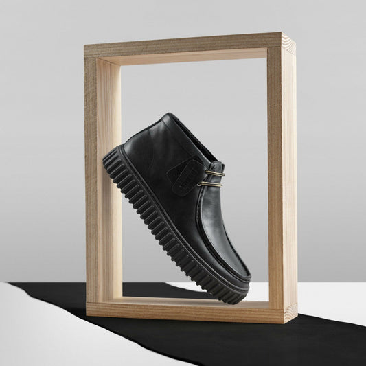 Torhill Hi Black Leather | Clarks outlet