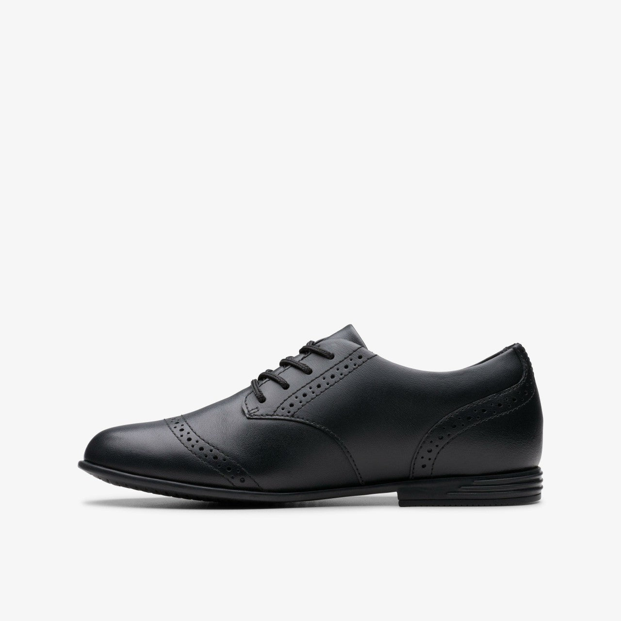 Finja Brogue Older Black Leather | Clarks discount