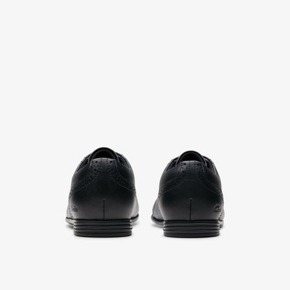 Finja Brogue Older Black Leather | Clarks discount