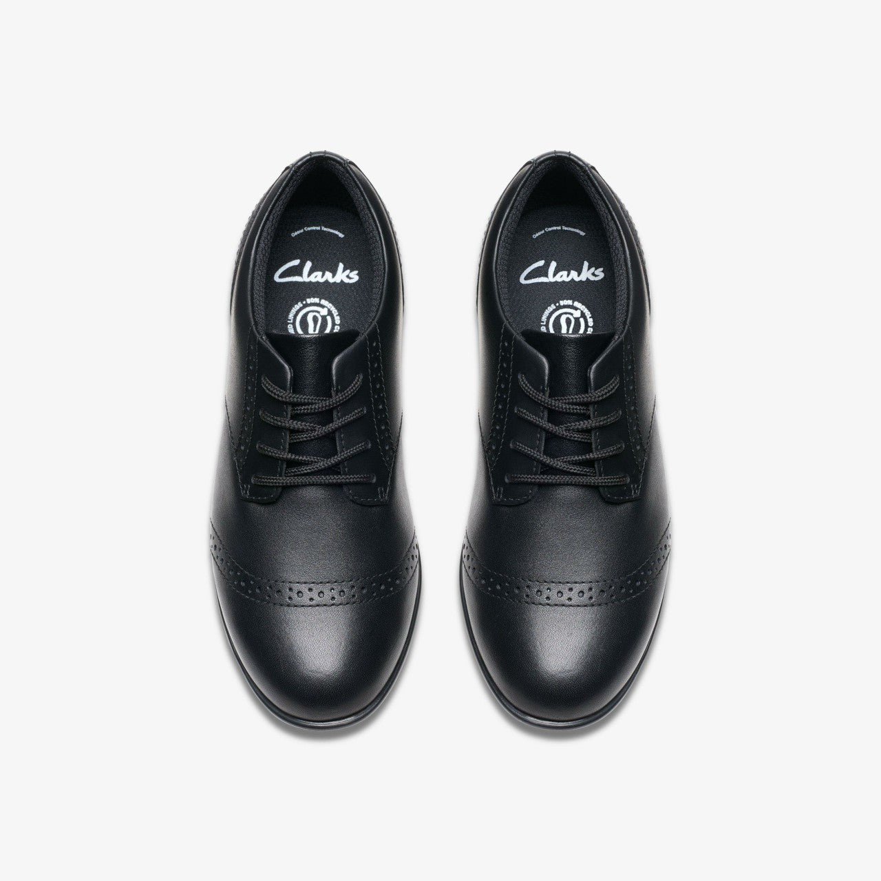 Finja Brogue Older Black Leather | Clarks discount