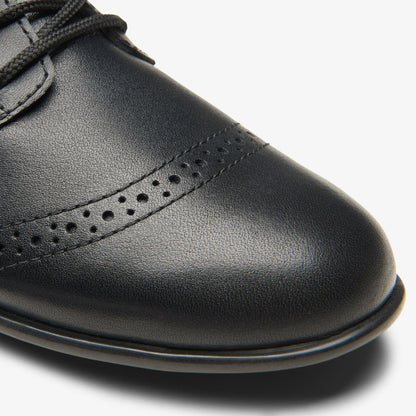 Finja Brogue Older Black Leather | Clarks discount