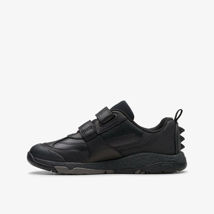 Steggy 2 Pace Kid Black Leather | Clarks outlet