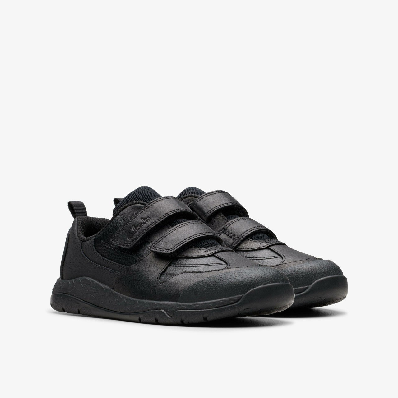 Steggy 2 Pace Kid Black Leather | Clarks outlet