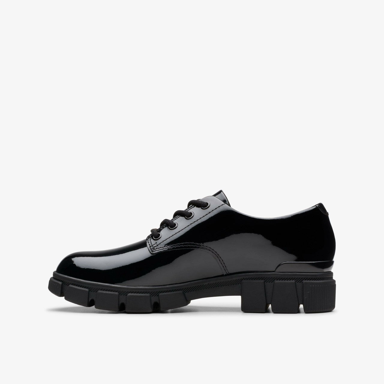 Evyn Lace Kid Black Patent | Clarks discount
