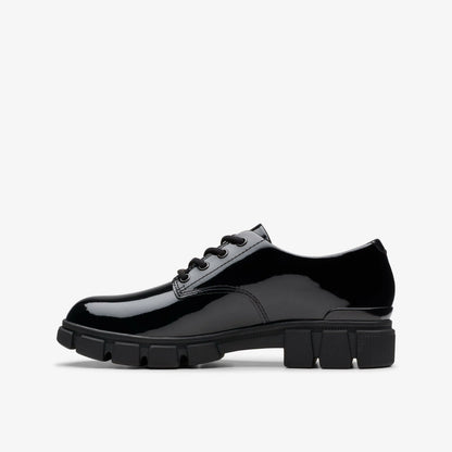 Evyn Lace Kid Black Patent | Clarks discount