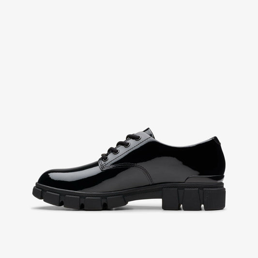 Evyn Lace Kid Black Patent | Clarks discount