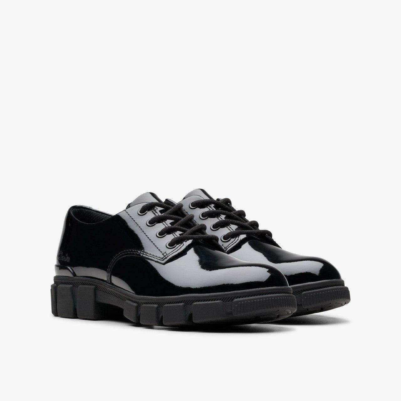 Evyn Lace Kid Black Patent | Clarks discount