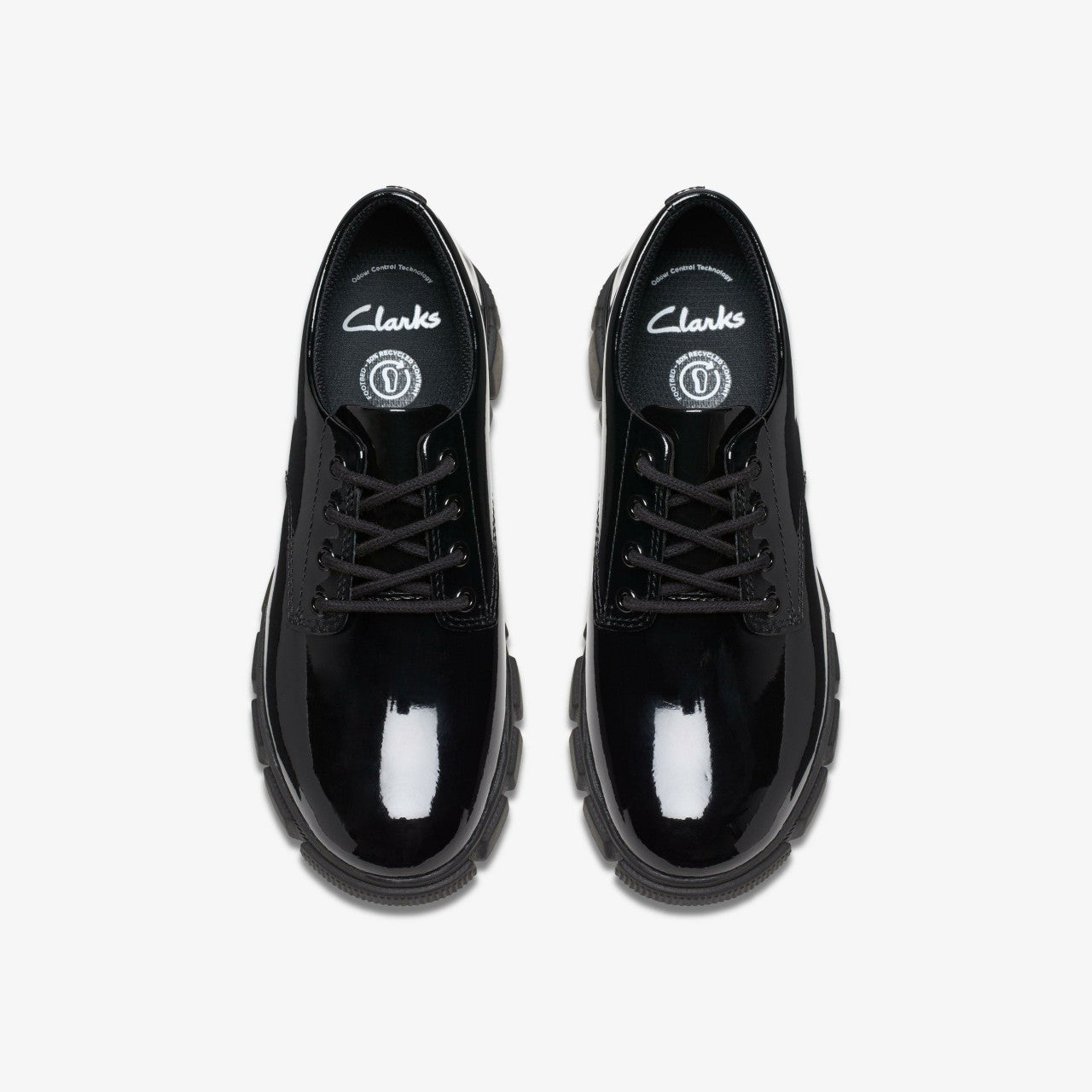 Evyn Lace Kid Black Patent | Clarks discount