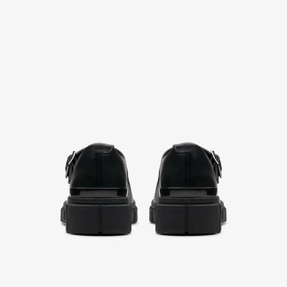 Evyn Bar Youth Black Leather | Clarks Sale