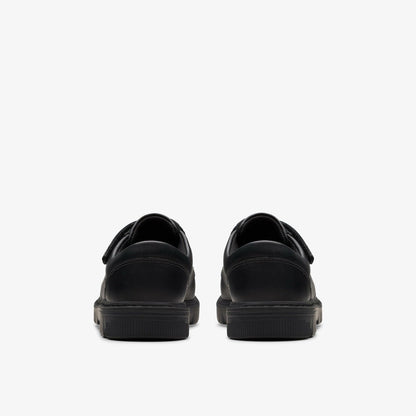 Lorcam Edge Kid Black Leather | Clarks for sale