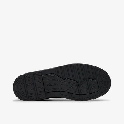 Lorcam Edge Youth Black Leather | Clarks on Sale