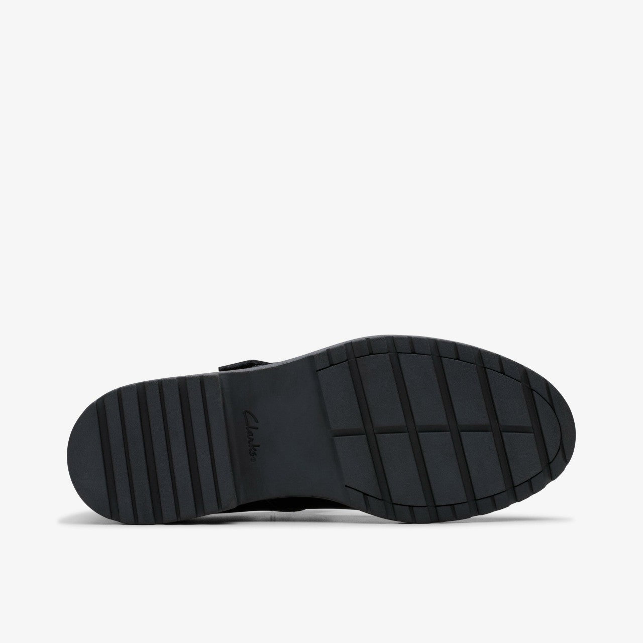 Loxham Bar Youth Black Patent | Clarks discount