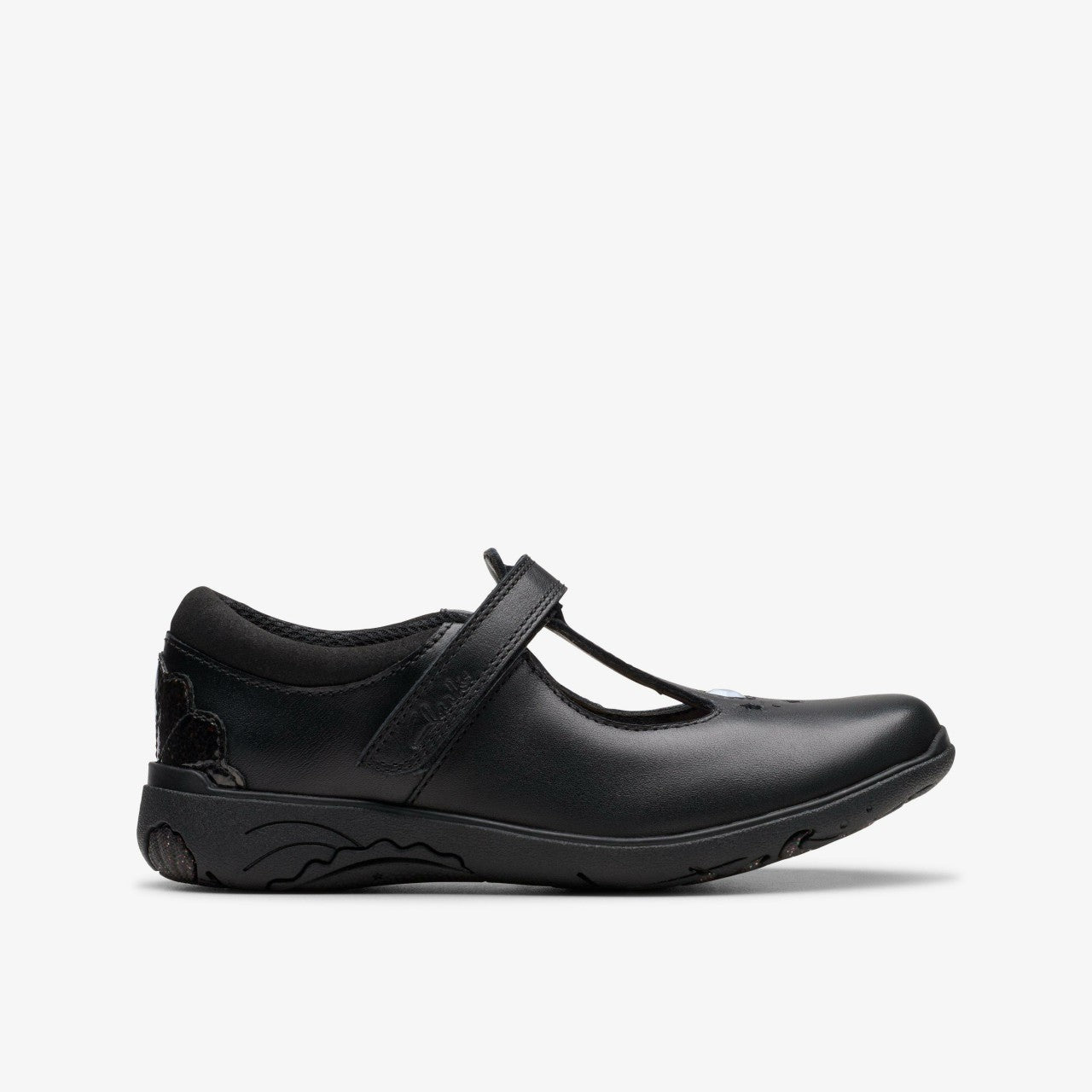 Relda Gem Kid Black Leather | Clarks online
