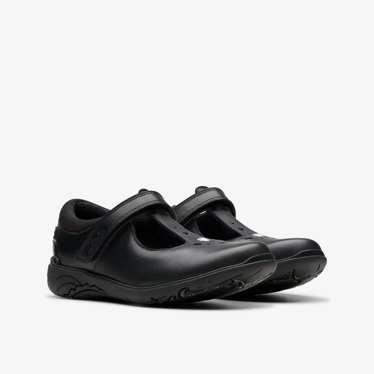 Relda Gem Kid Black Leather | Clarks online