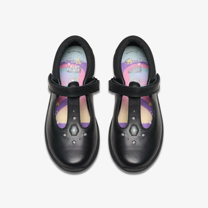 Relda Gem Kid Black Leather | Clarks online