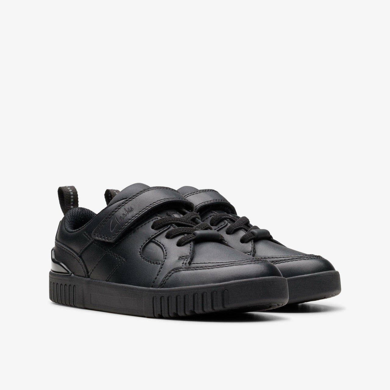 Oslo Flare Kid Black Leather | Clarks online