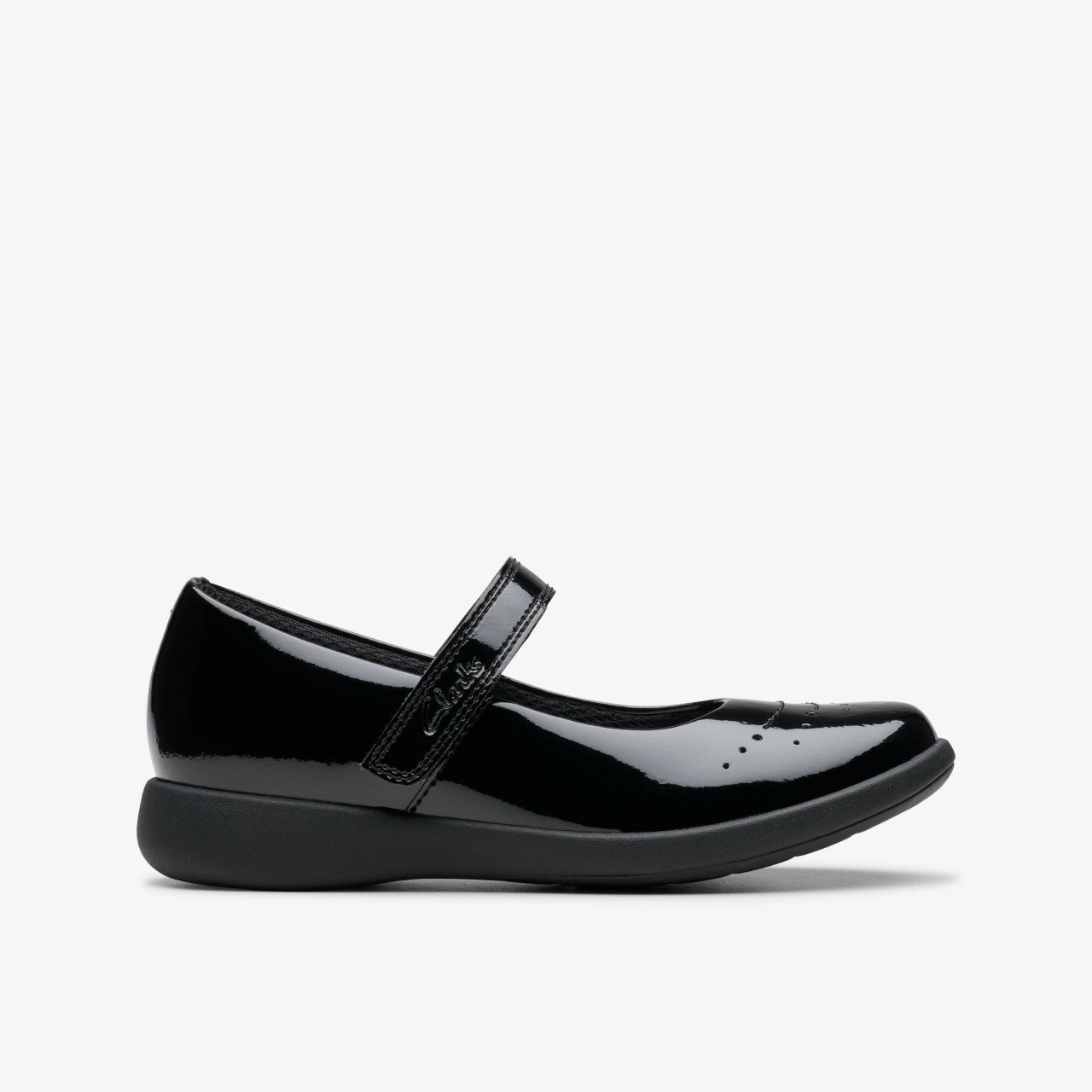 Etch Gem Kid Black Patent | Clarks for sale