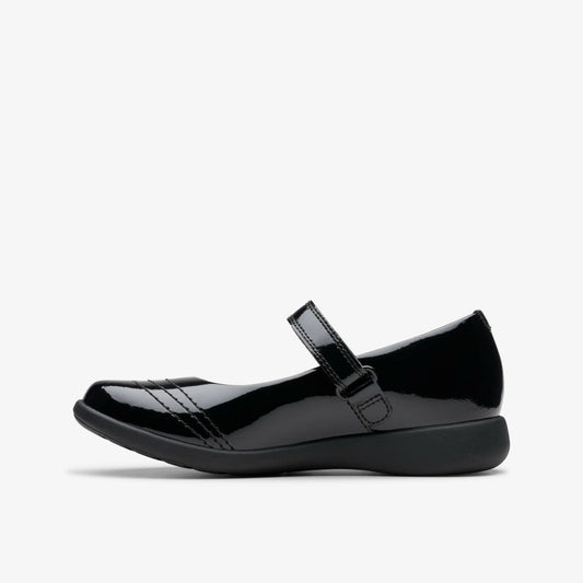 Etch Gem Kid Black Patent | Clarks for sale