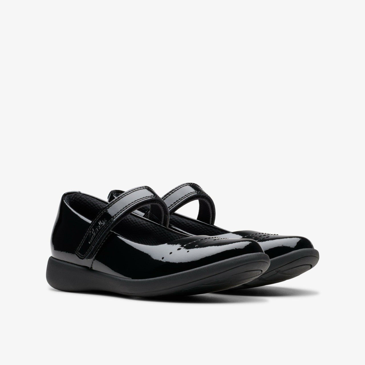 Etch Gem Kid Black Patent | Clarks for sale
