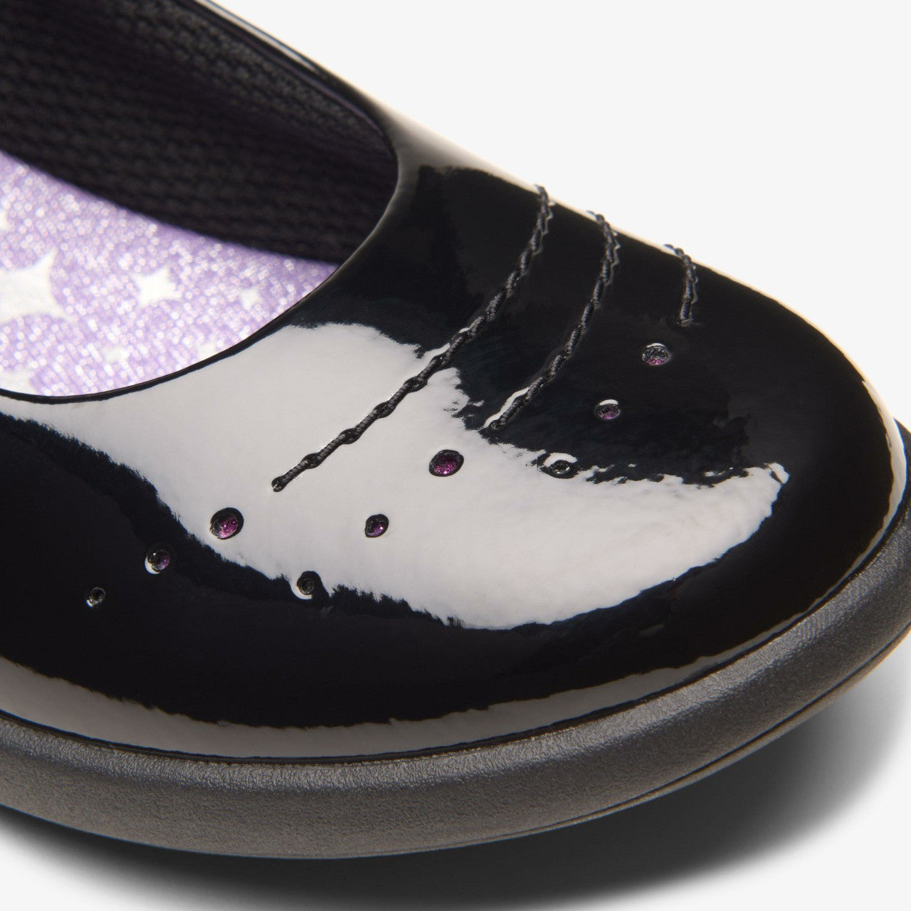 Etch Gem Kid Black Patent | Clarks for sale