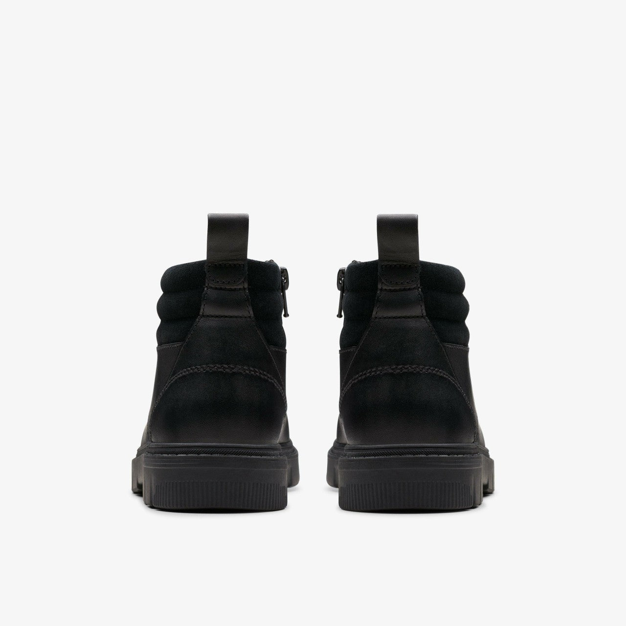 Lorcam Trail Older Black Leather | Clarks Sale