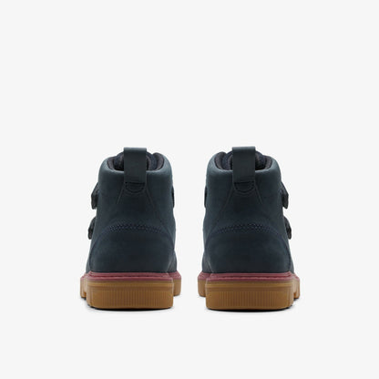 Lorcam Hi Older Navy | Clarks for sale