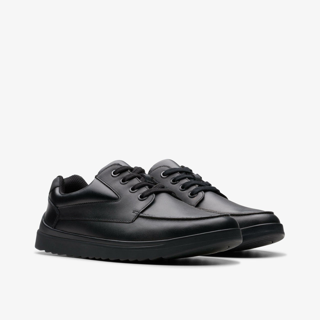 Keelan Flare Youth Black Leather | Clarks Sale