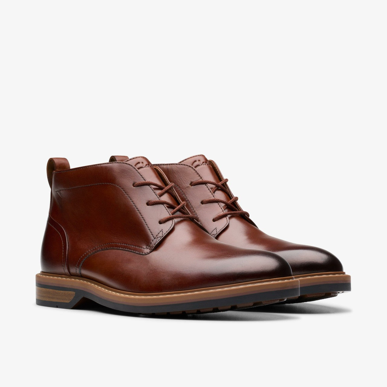 Aldwin Chukka Mid Tan Leather | Clarks discount