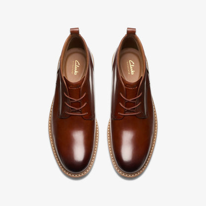 Aldwin Chukka Mid Tan Leather | Clarks discount
