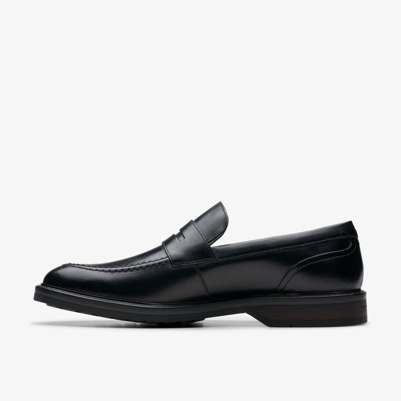 Aldwin Step Loafer Black Leather | Clarks on Sale