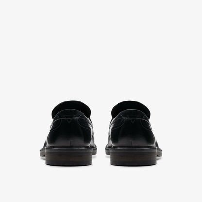 Aldwin Step Loafer Black Leather | Clarks on Sale
