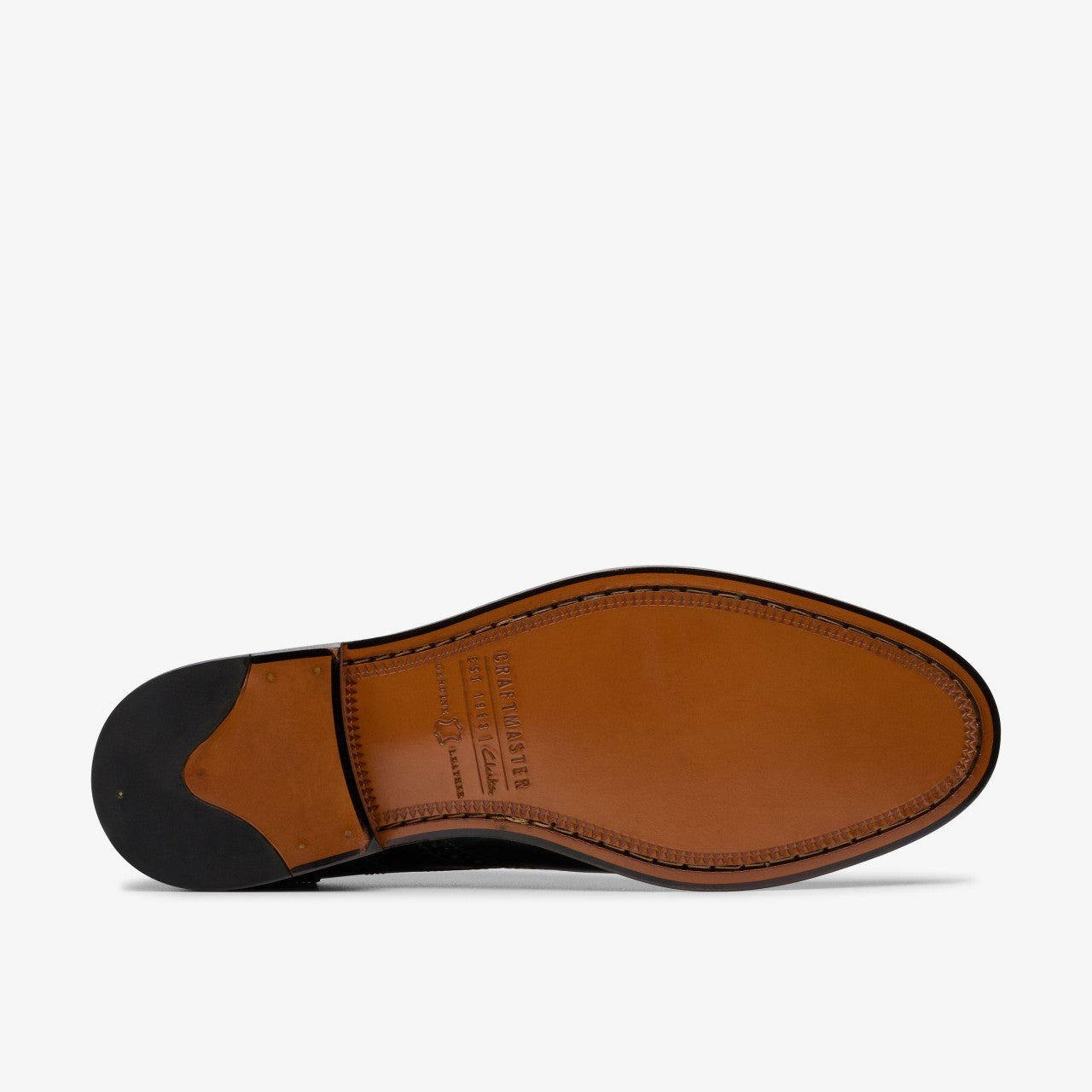 Craft James Tip Brogue Black Leather | Clarks on Sale
