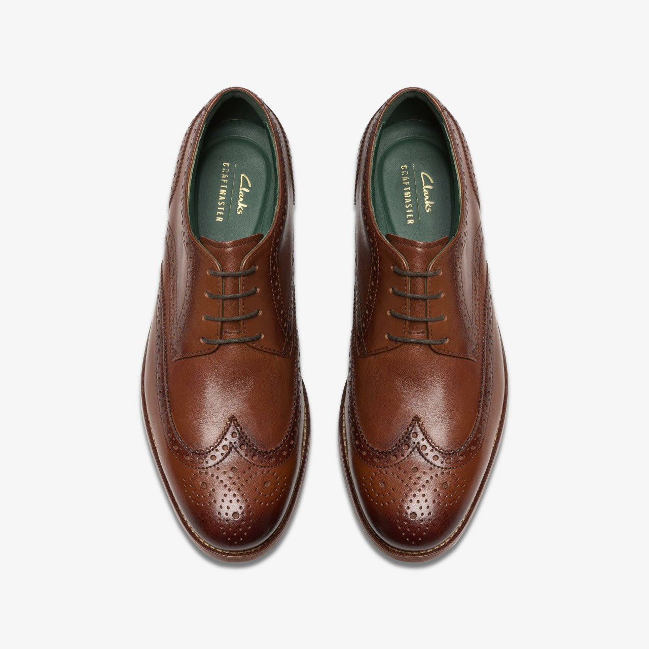 Craft James Tip Brogue Mid Tan Leather | Clarks online