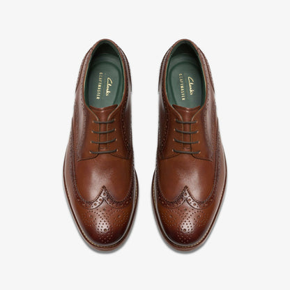 Craft James Tip Brogue Mid Tan Leather | Clarks online