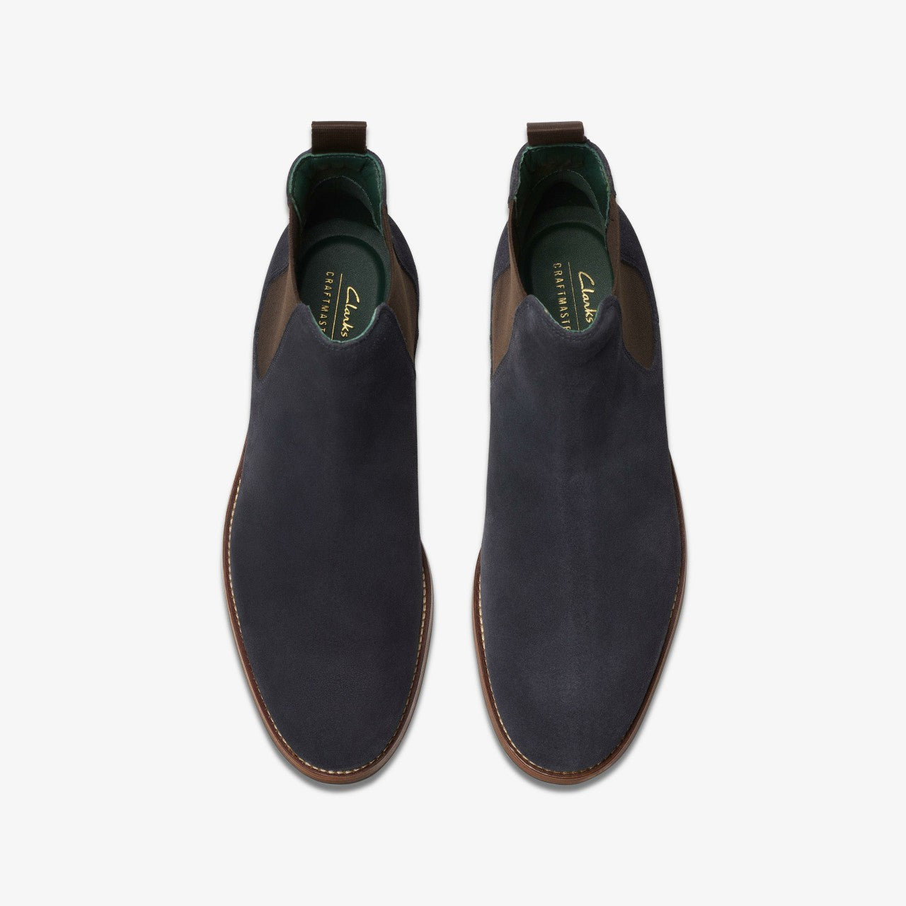 Craft James Top Chelsea Boot Navy Suede | Clarks online