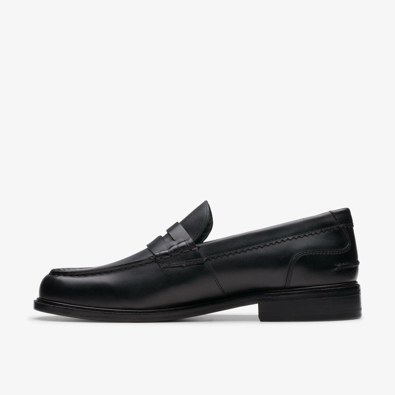 Craft James Lo Loafer Black Leather | Clarks for sale
