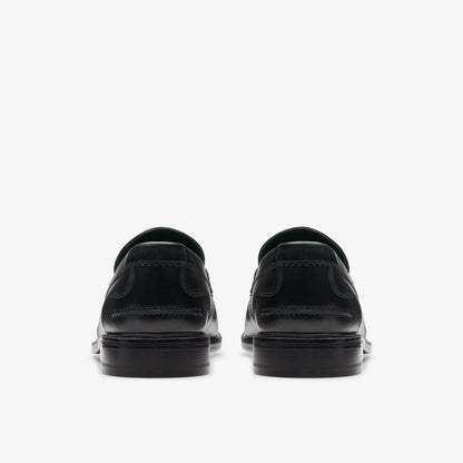 Craft James Lo Loafer Black Leather | Clarks for sale