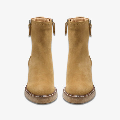 Cassiano Zip Ankle Boot Light Tan Suede | Clarks on Sale