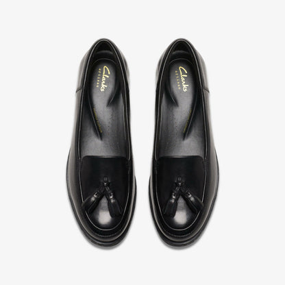 Havisham Edge Loafer Black Leather | Clarks on Sale