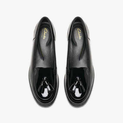 Havisham Edge Loafer Black Patent | Clarks for sale