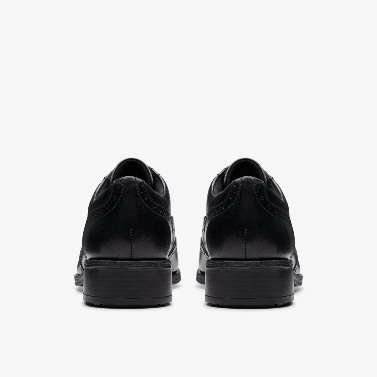 Havisham Oak Black Leather | Clarks on Sale