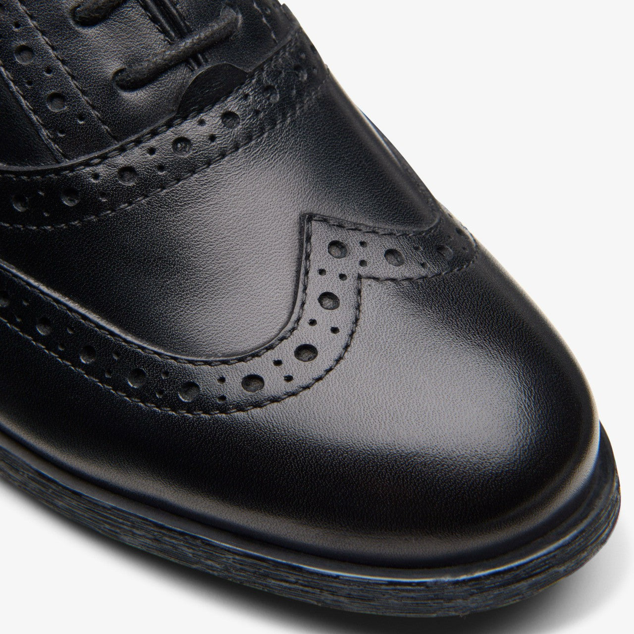 Havisham Oak Black Leather | Clarks on Sale
