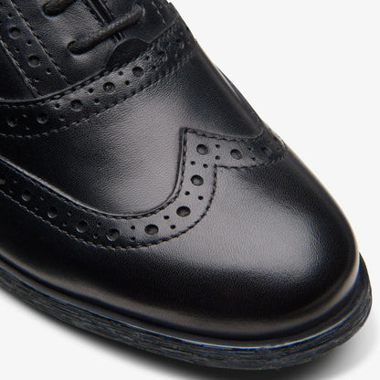 Havisham Oak Black Leather | Clarks on Sale