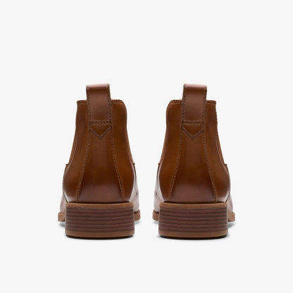 Havisham Top Ankle Boot Tan Leather | Clarks outlet