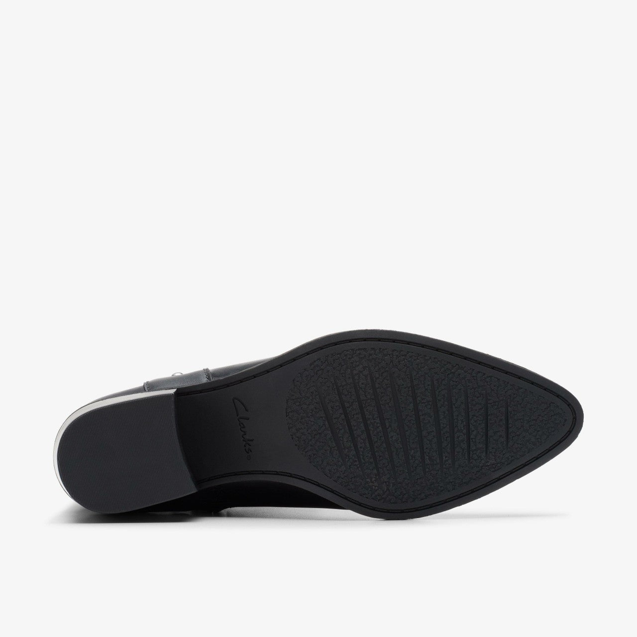 Morzine Rise Black Leather | Clarks for sale